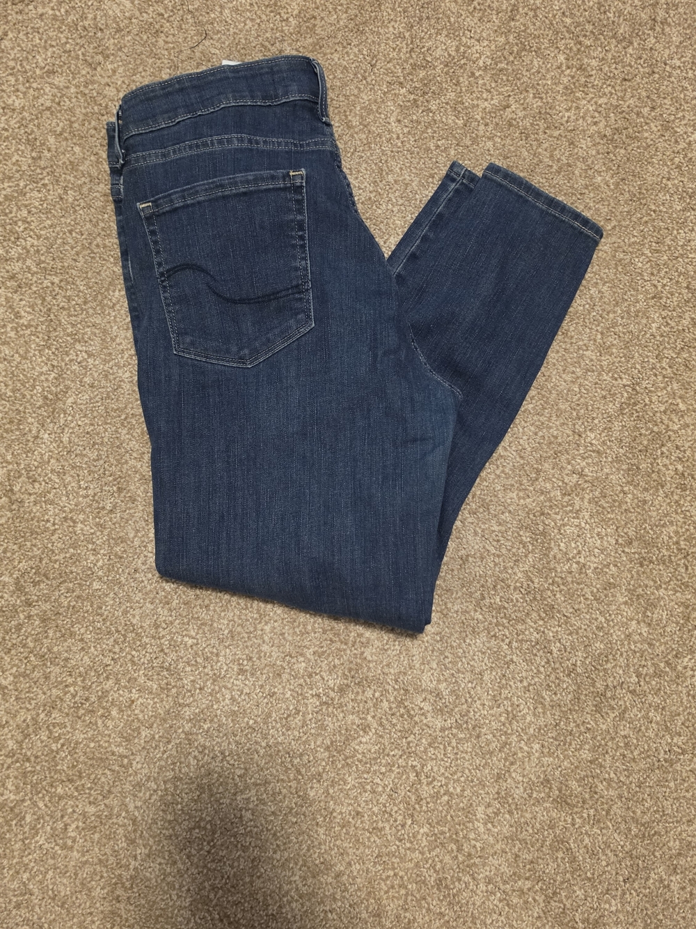 Signature by Levi Strauss Women's Skinny Jeans in Dark Blue